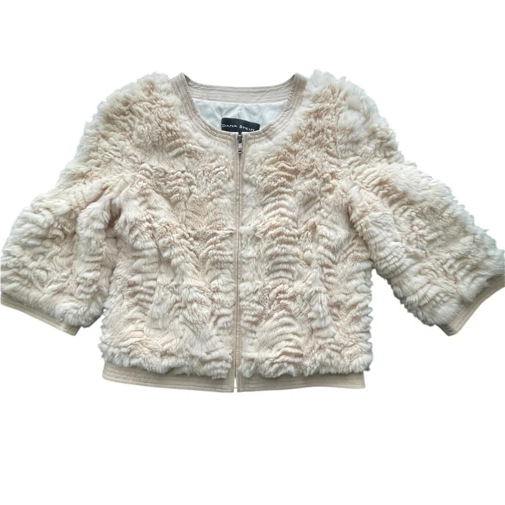 Dana Stein 100% Rabbit Fur &
Lambskin Jacket - Size XS - Picture 3 of 12